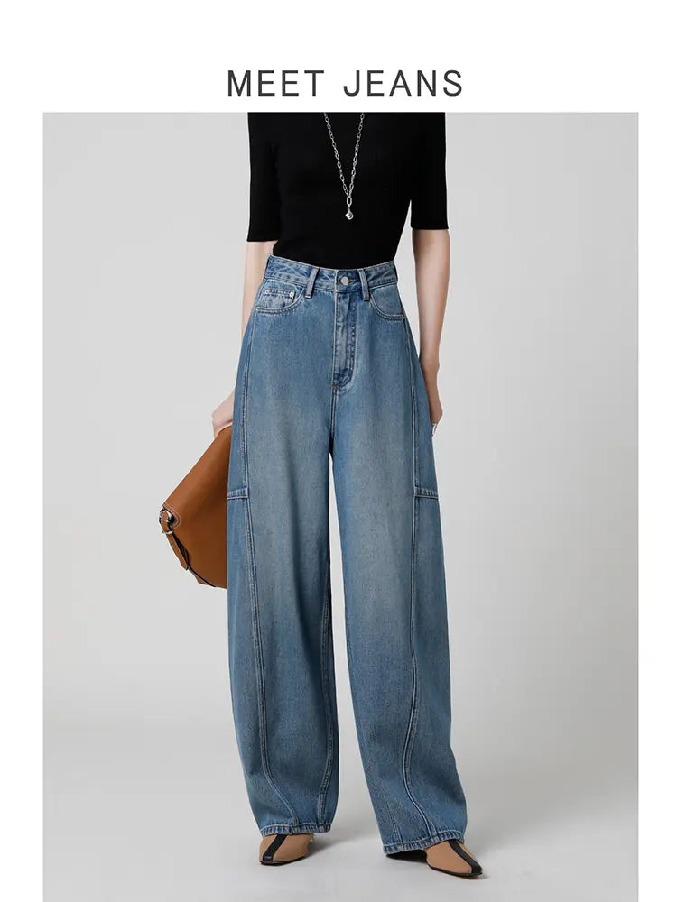 Destiny | High-Waisted Arc-Shaped Jeans