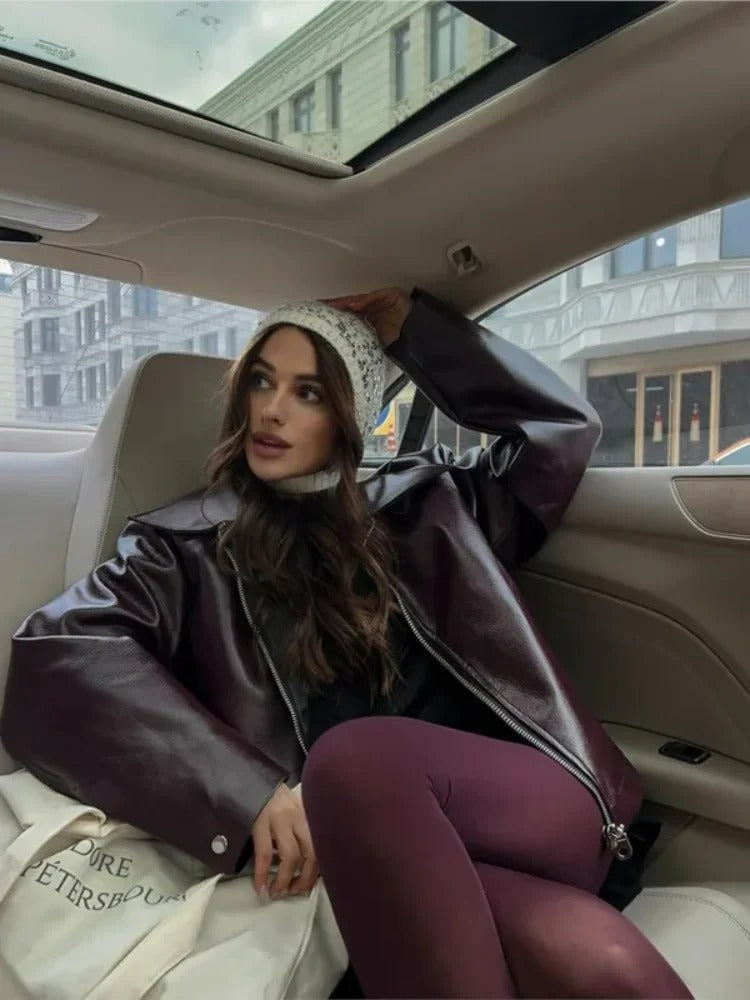 Linde | Stylish Leather Jacket