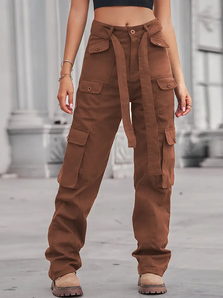 Multi | Denim Cargo Pants