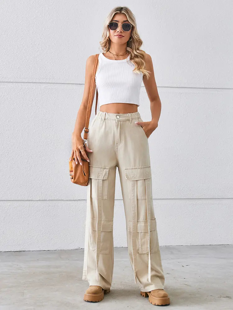 Vinta | Denim Cargo Pants