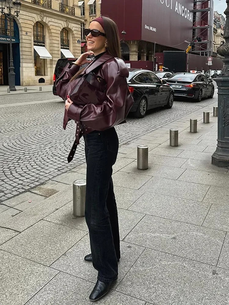 Linde | Stylish Leather Jacket