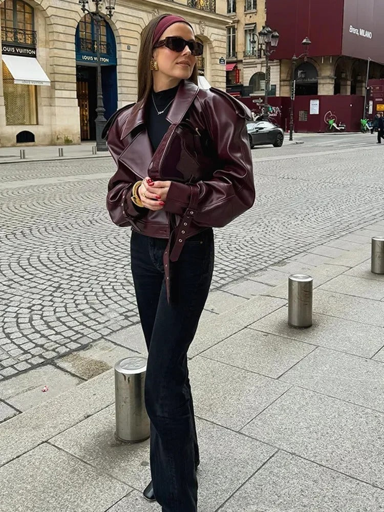 Linde | Stylish Leather Jacket