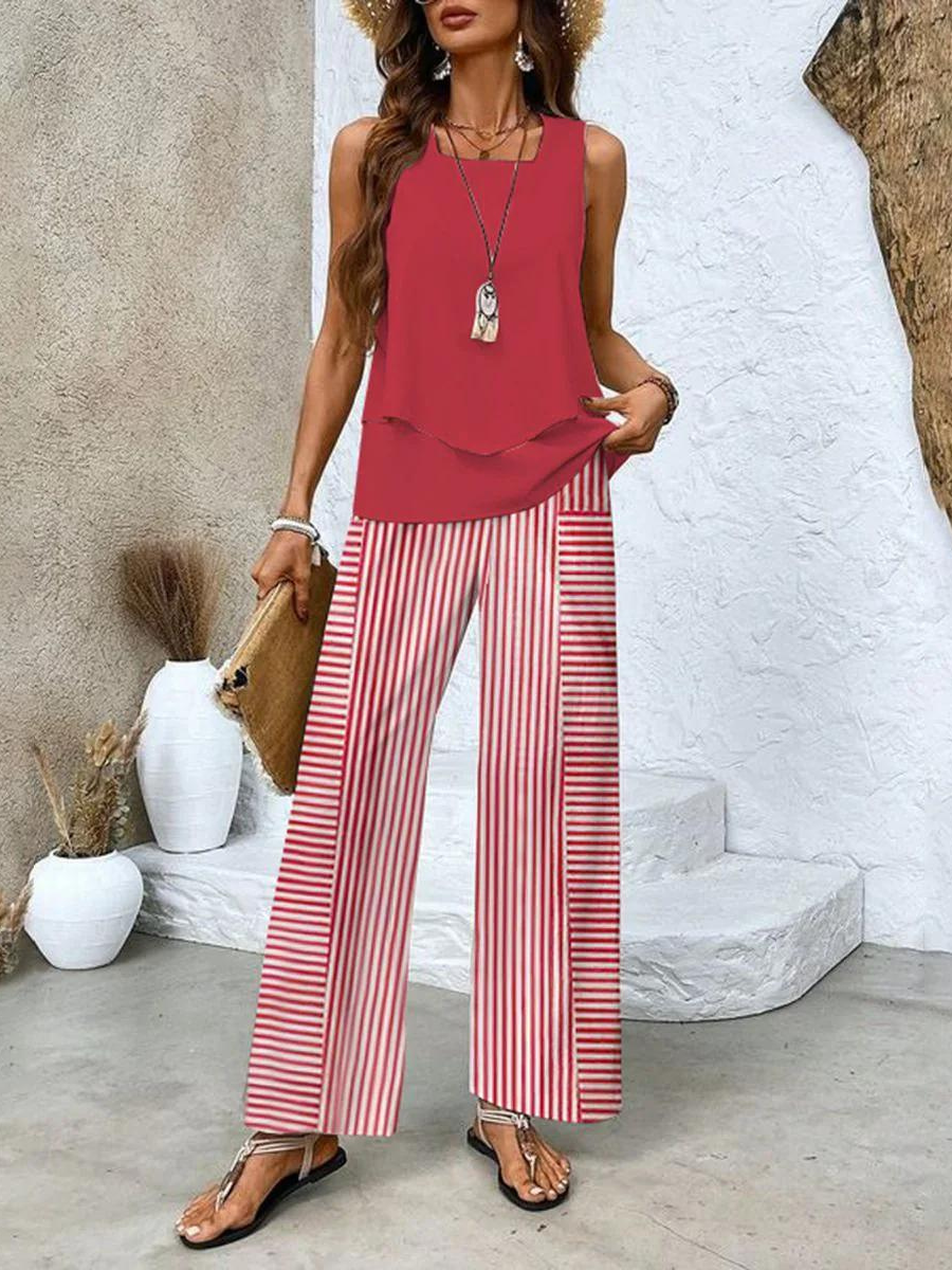 Marina™ | Elegant Summer Set (pants+top)