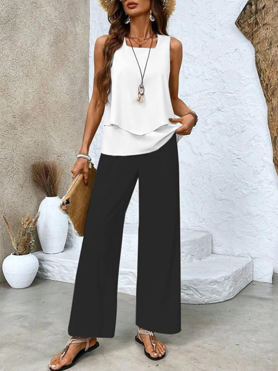 Marina™ | Elegant Summer Set (pants+top)