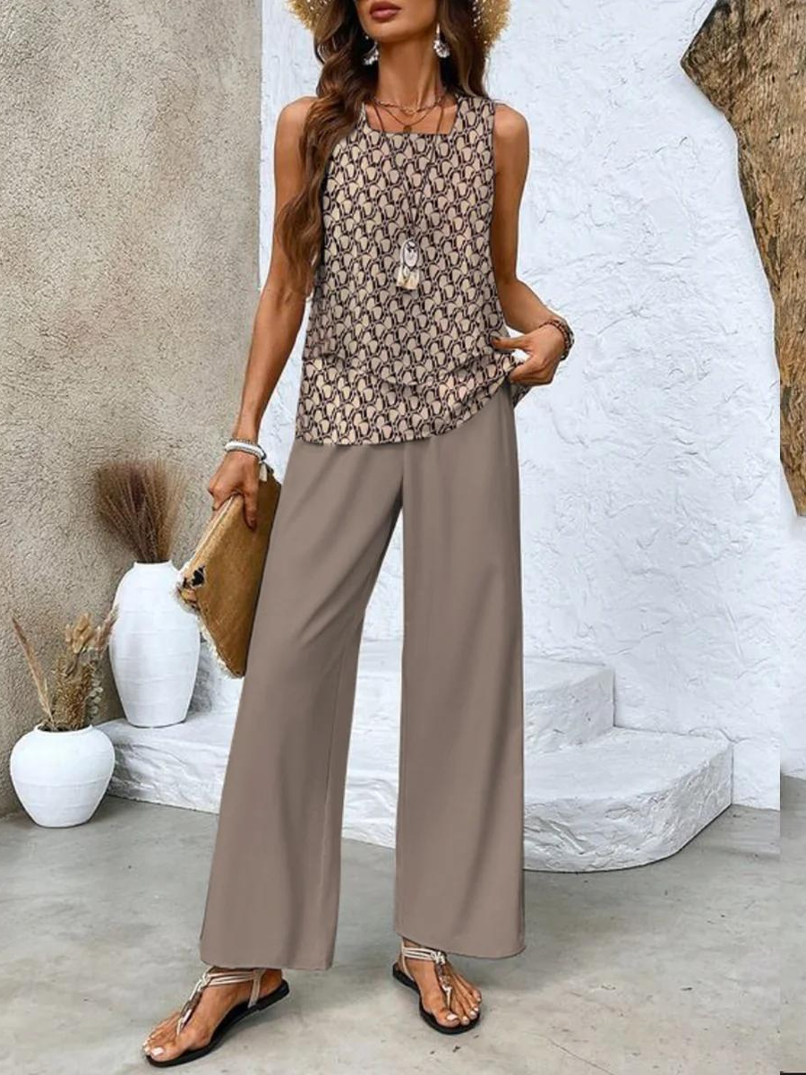 Marina™ | Elegant Summer Set (pants+top)