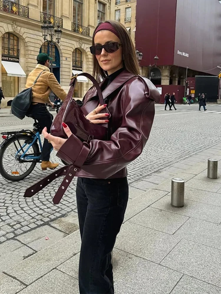 Linde | Stylish Leather Jacket