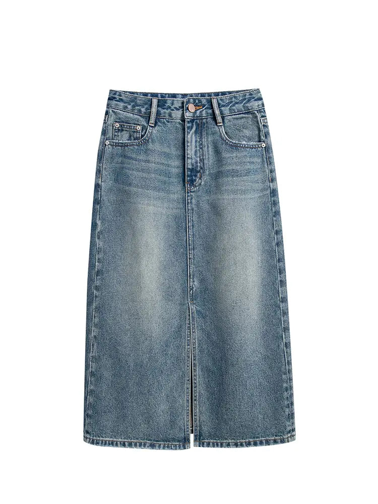 Split | Denim Skirt