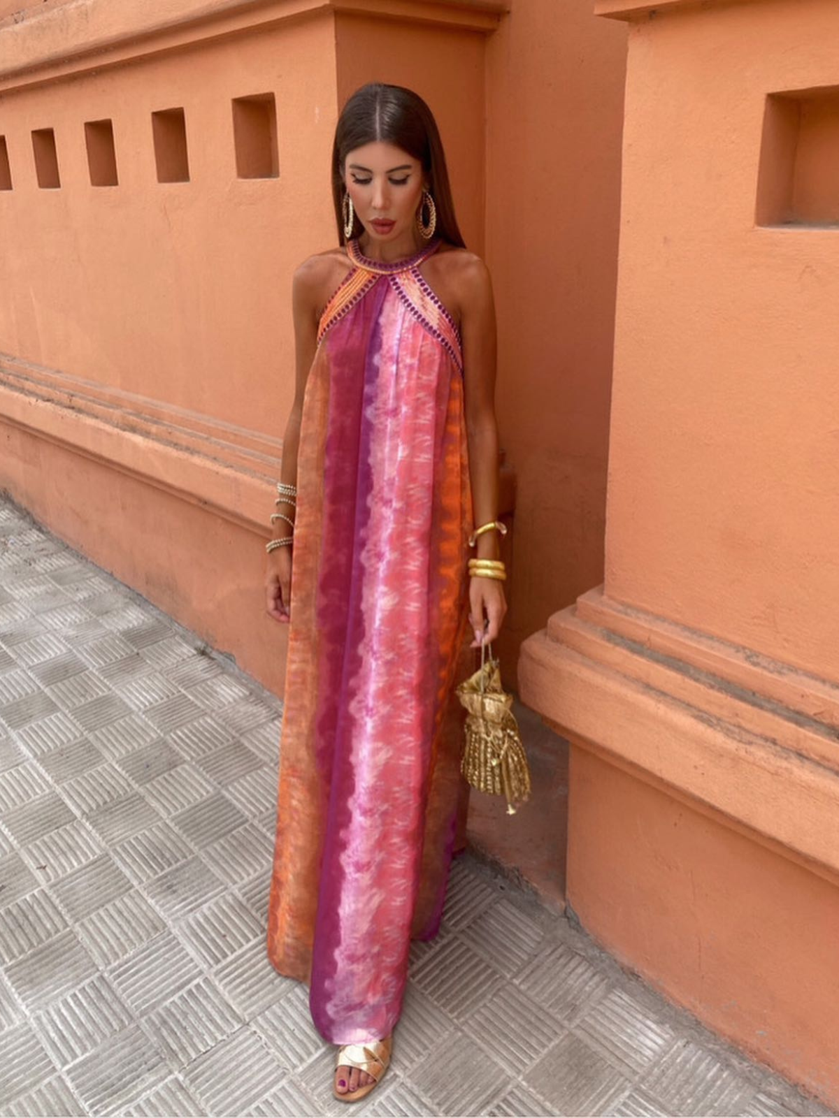 Luciana™ | Summer Dress with Gradient Coloring