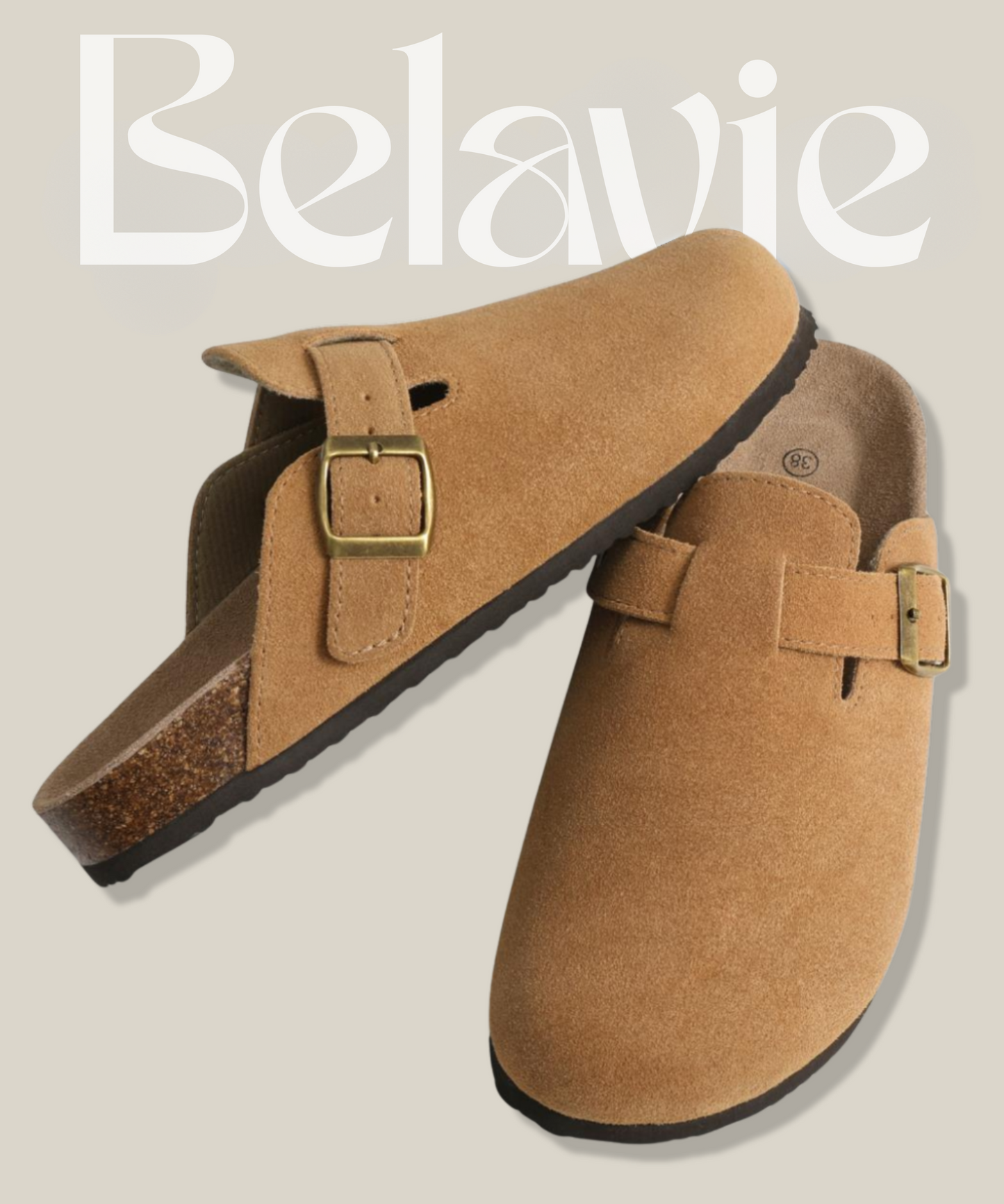 Genuine Suede Clogs by Belavie