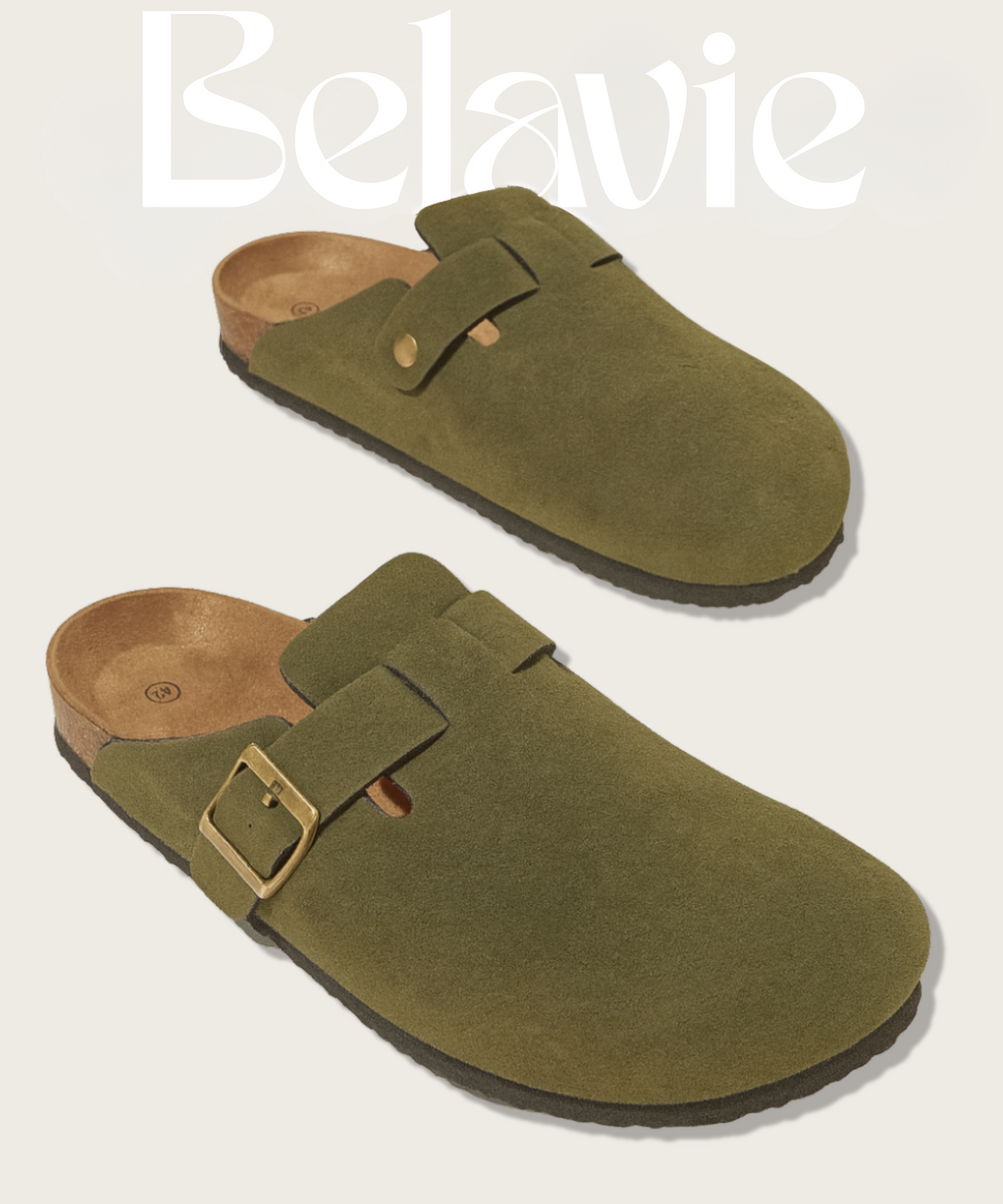 Genuine Suede Clogs by Belavie