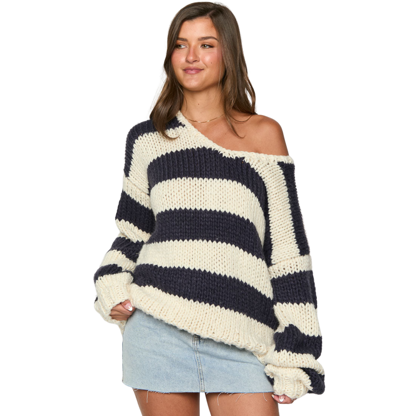 Delvey | Striped Sweater