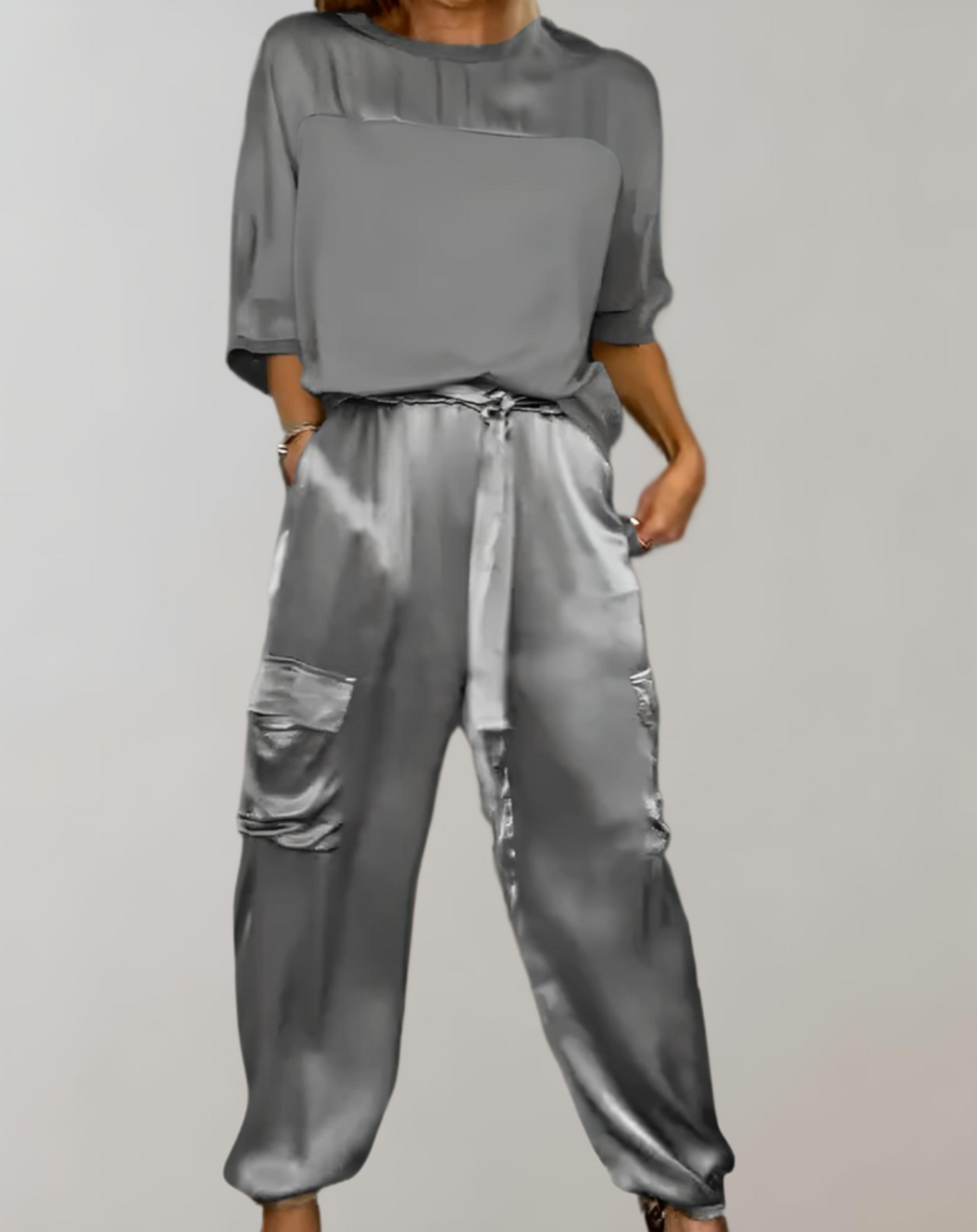 Nova | Luxury Satin Clothing Set