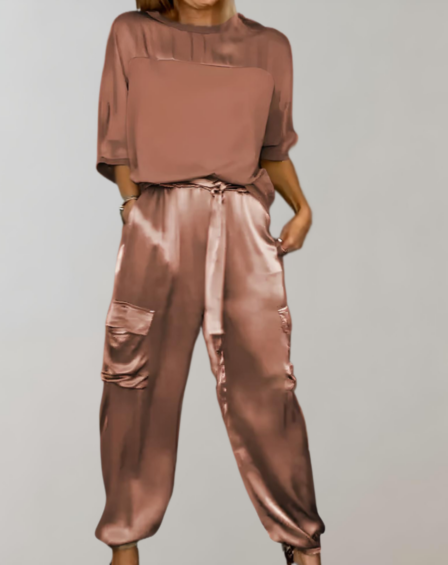 Nova | Luxury Satin Clothing Set