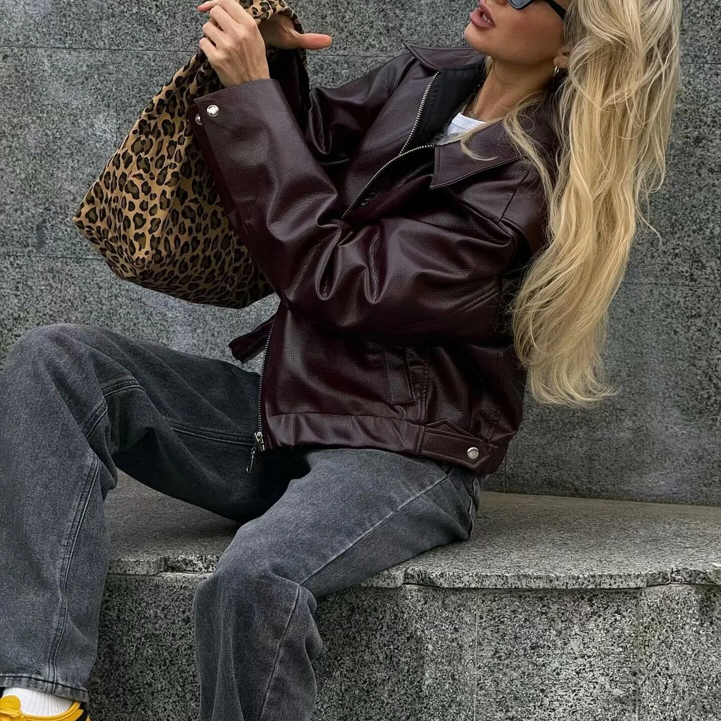 Vintage | Jacket with Reversed Zipper