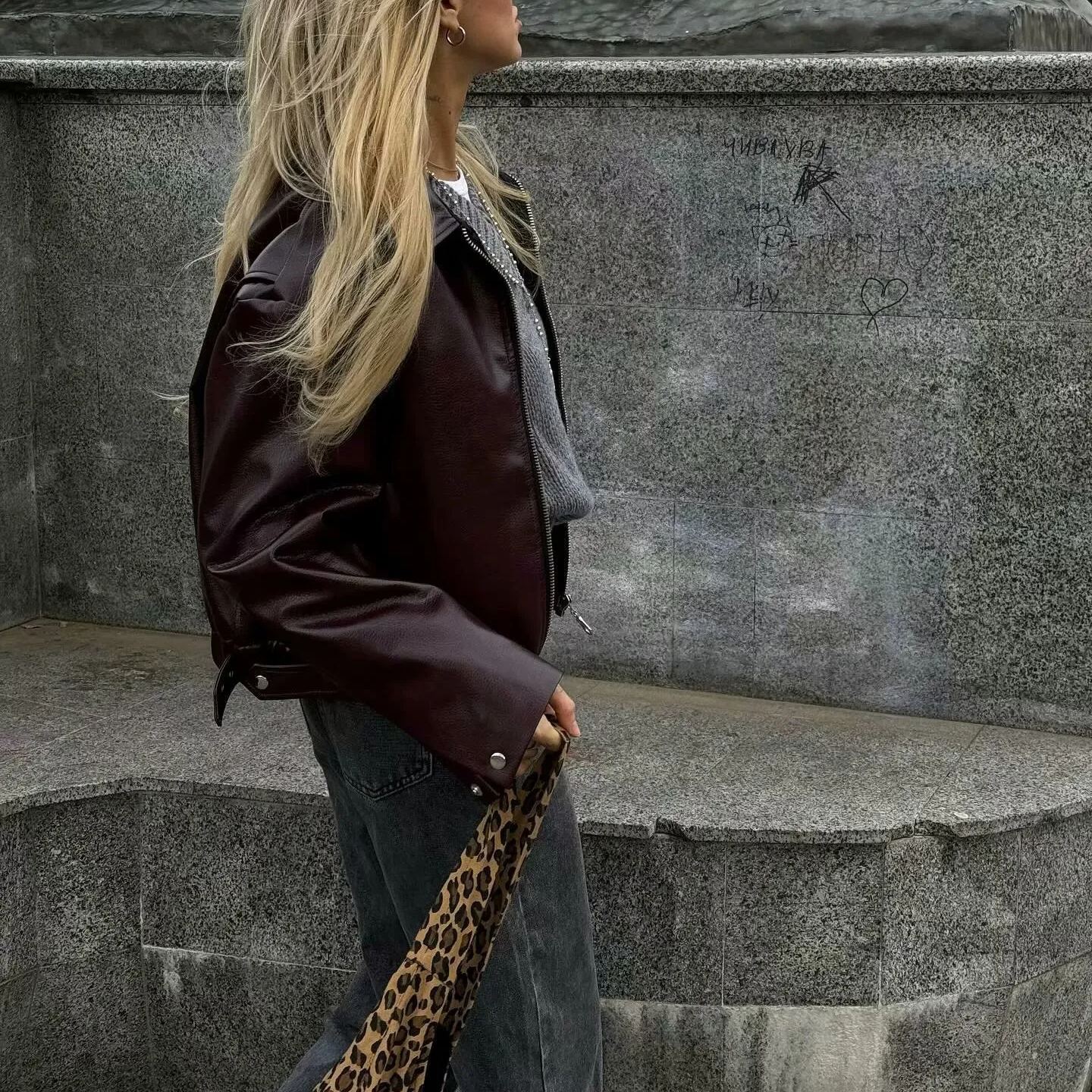 Vintage | Jacket with Reversed Zipper