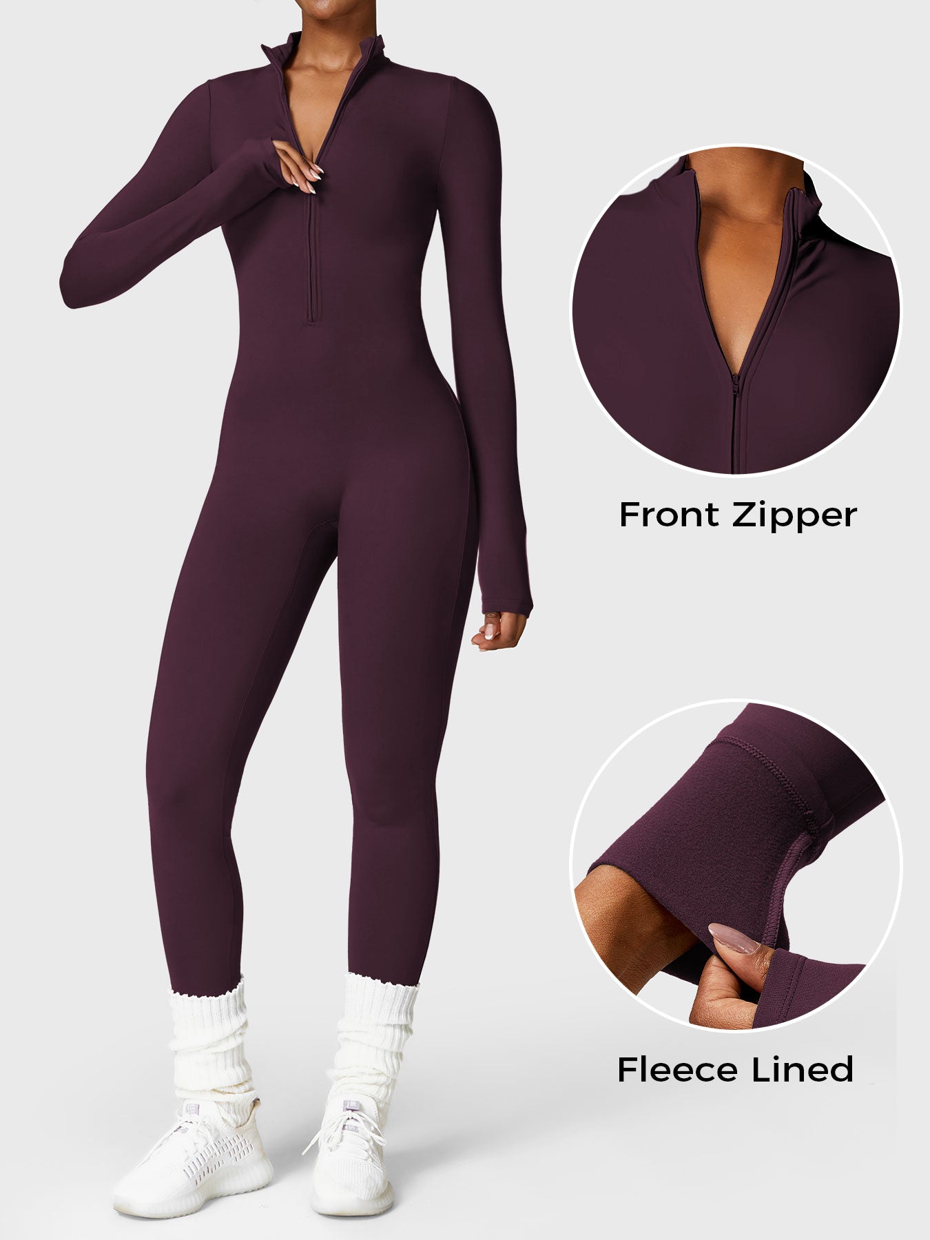 Yara | Winter Fleece Jumpsuit