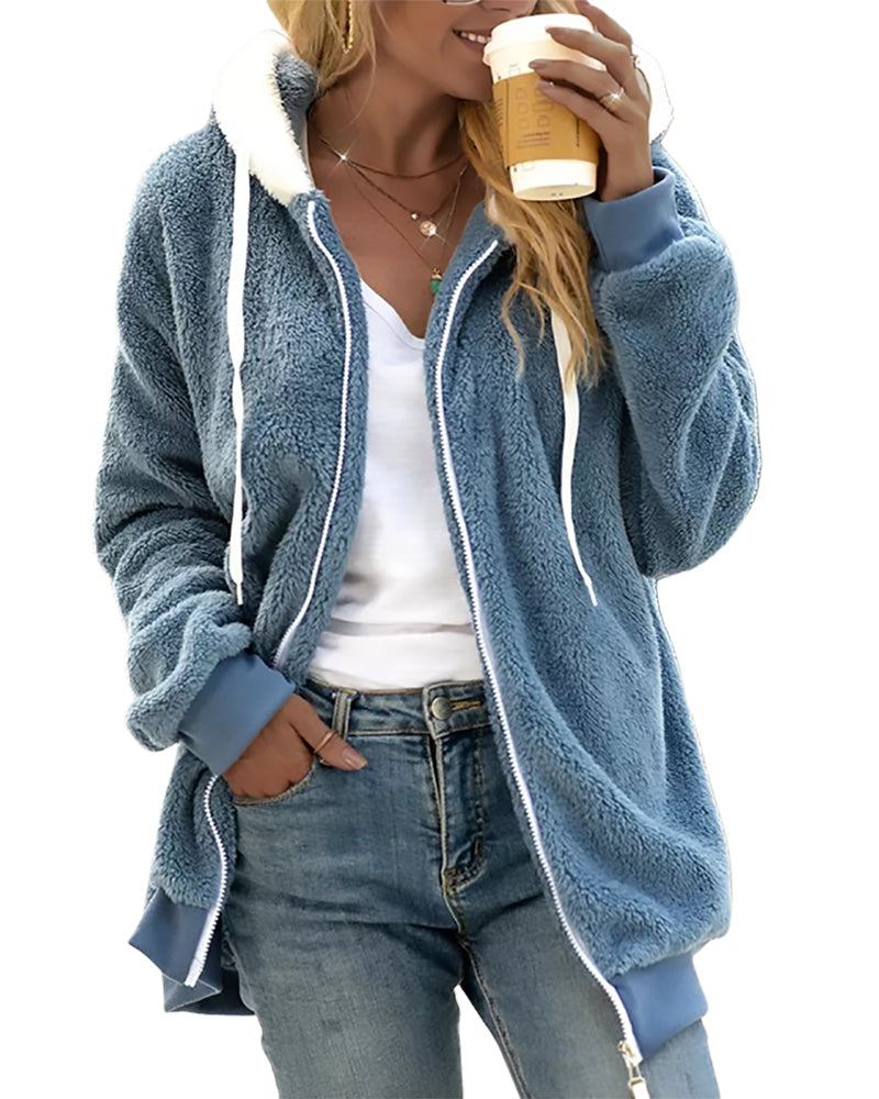 Theresa - Fleece Zip Hoodie