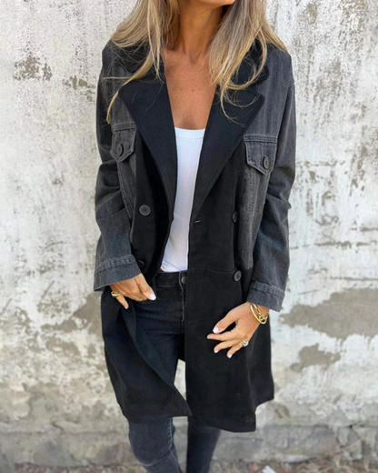 MARITES | DENIM AND SUEDE JACKET