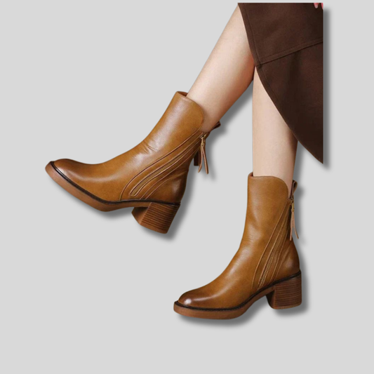 Valorine™ | Elegant Leather Boots