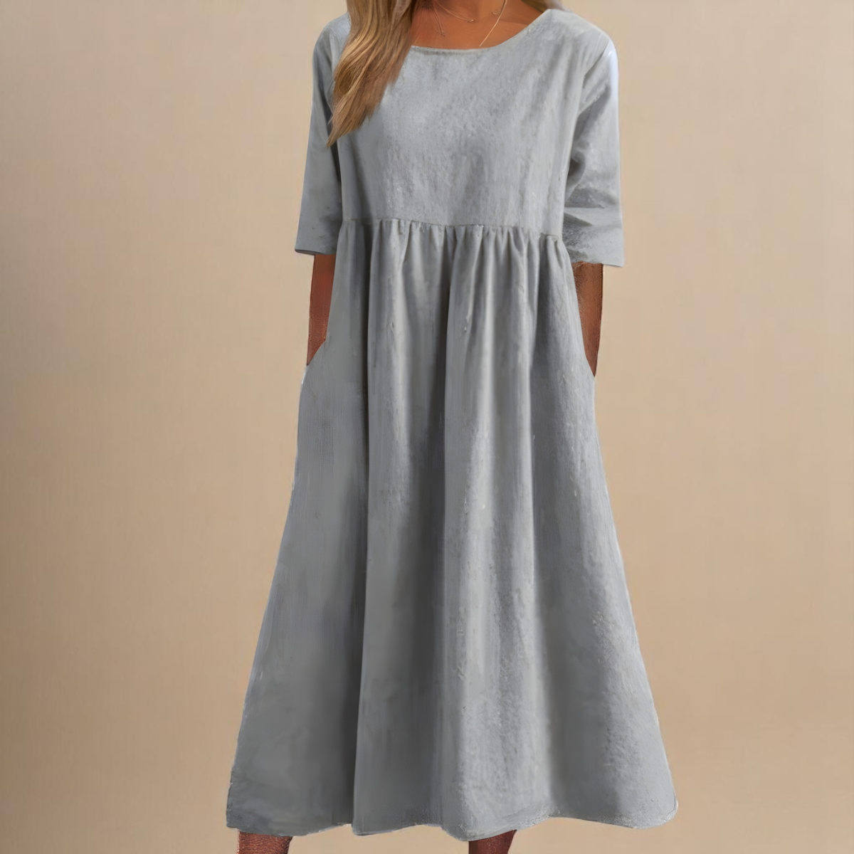 Sofia™ | Flattering Cotton Dress