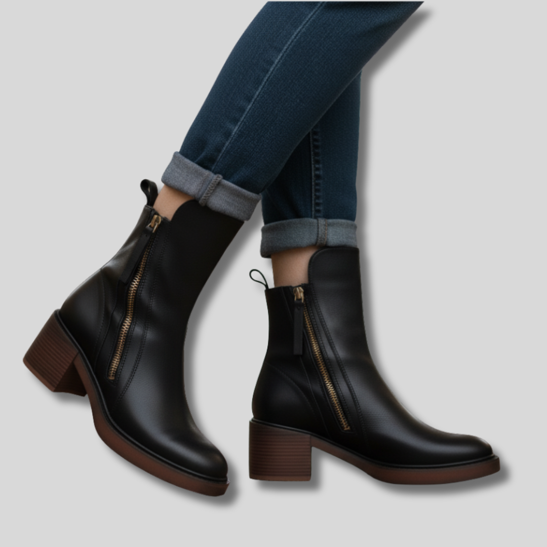 Valorine™ | Elegant Leather Boots