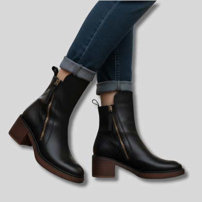 Valorine™ | Elegant Leather Boots