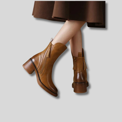 Valorine™ | Elegant Leather Boots