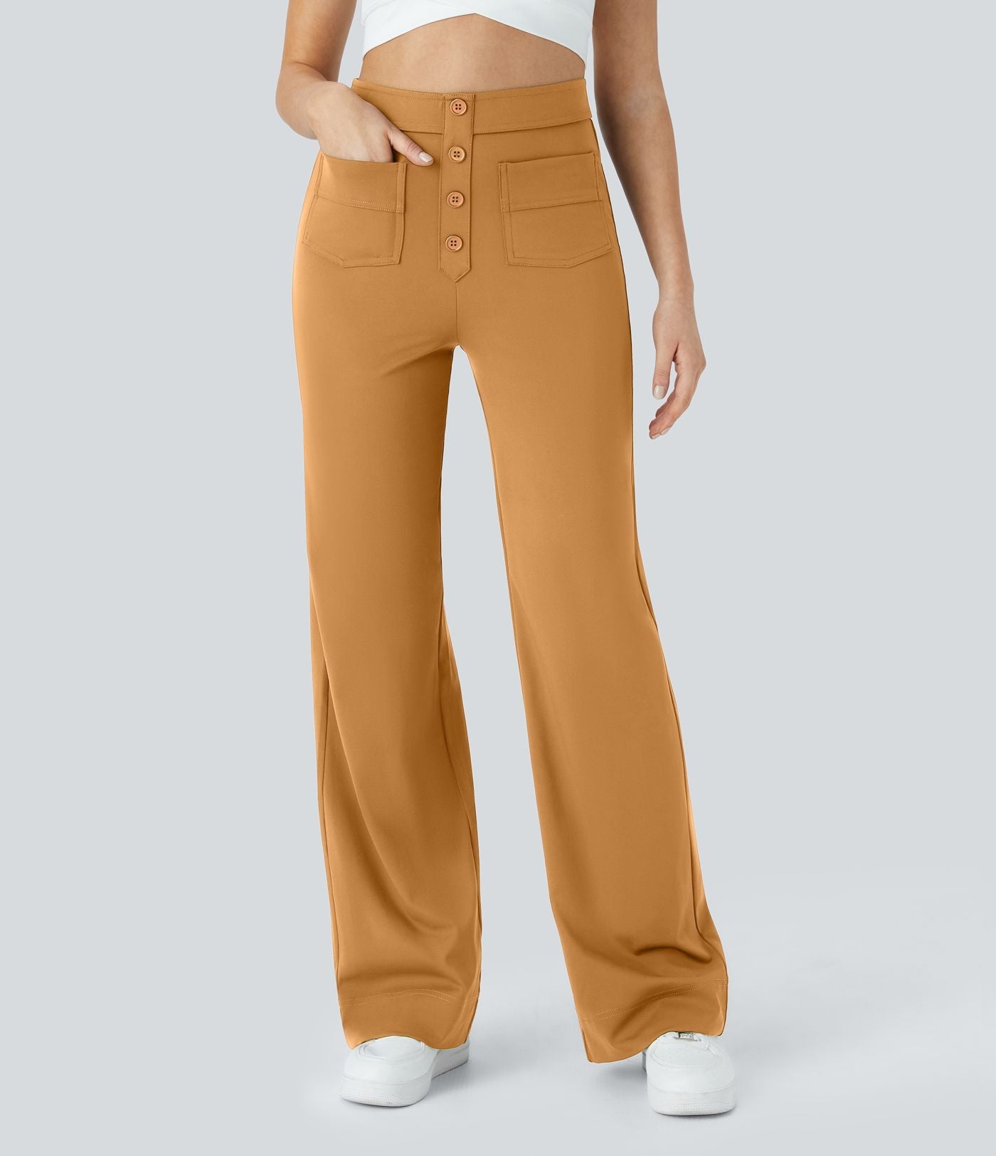 Jade | Flexible High-Waisted Pants