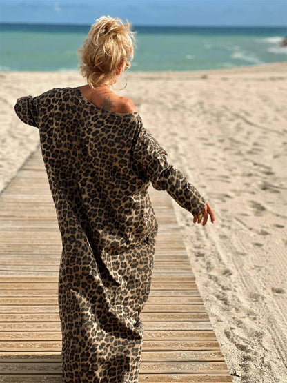 Lion | Print Oversized Dress