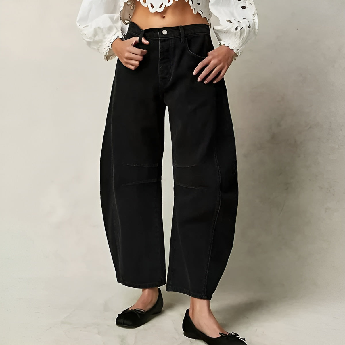Isabella | Women's Relaxed High-Waisted Pants