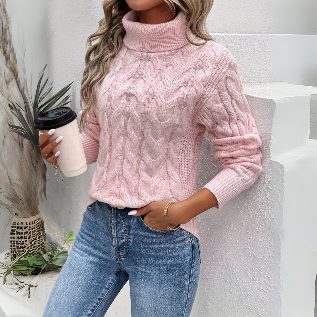 Amelie | Elegant Jumper with a Roll Neck