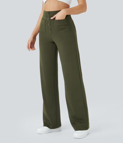 Jade | Flexible High-Waisted Pants