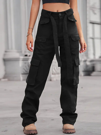 Multi | Denim Cargo Pants