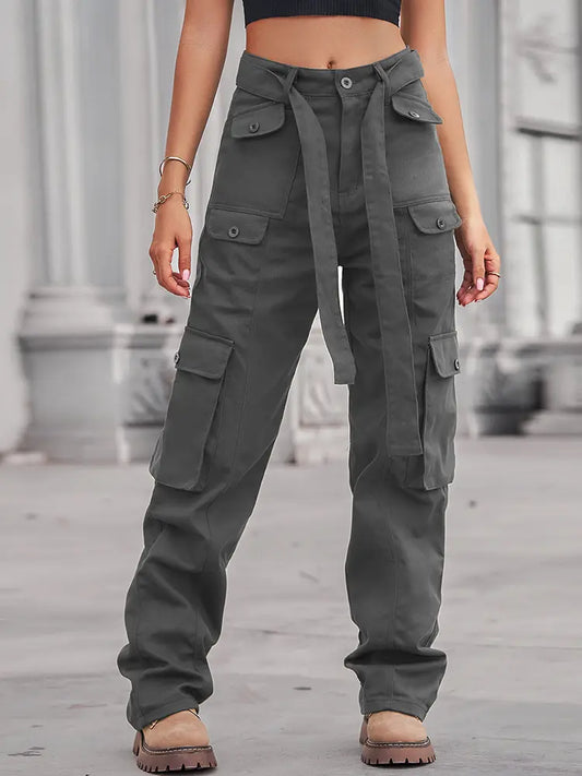 Multi | Denim Cargo Pants