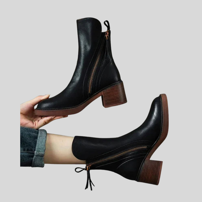 Valorine™ | Elegant Leather Boots