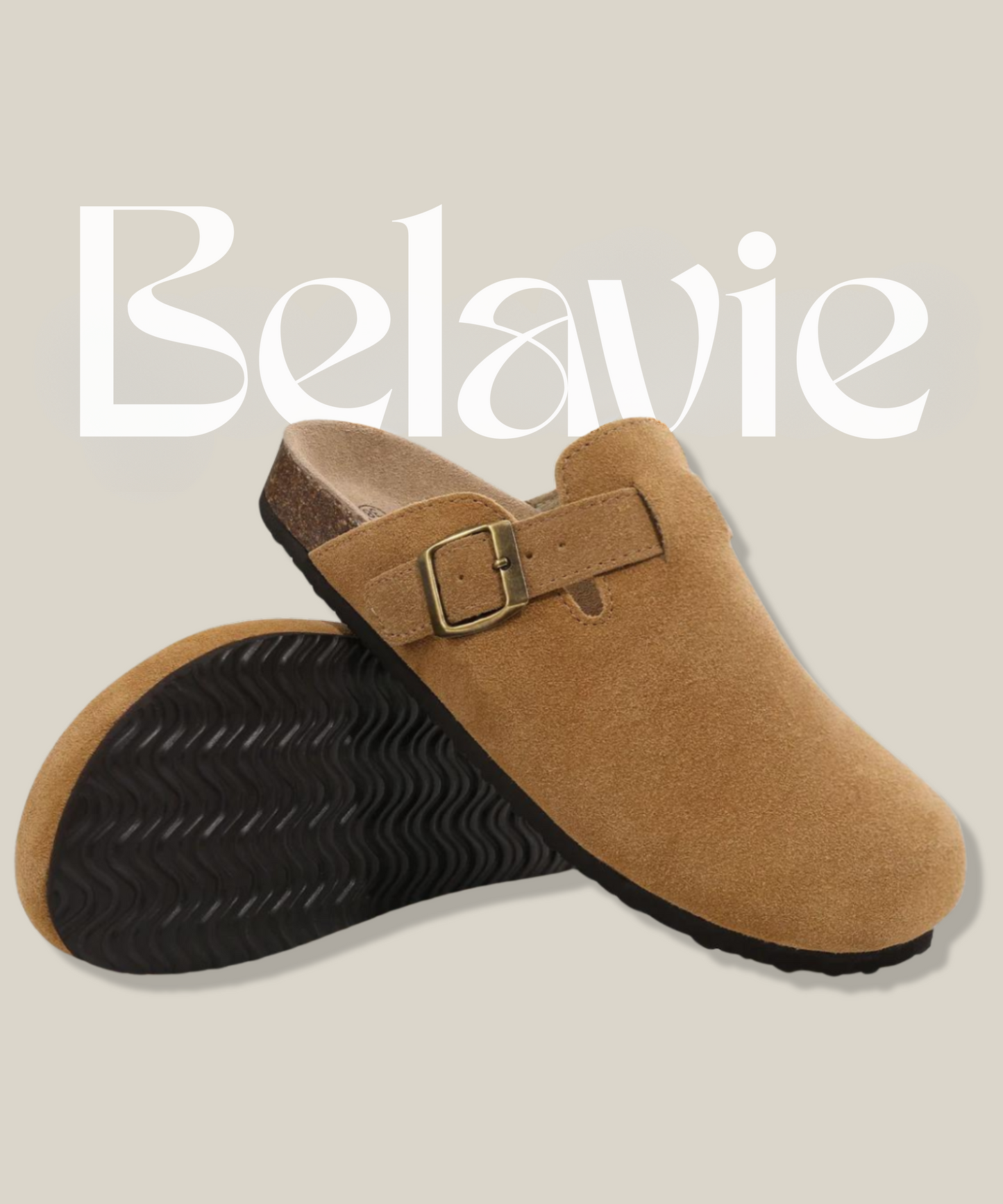 Genuine Suede Clogs by Belavie