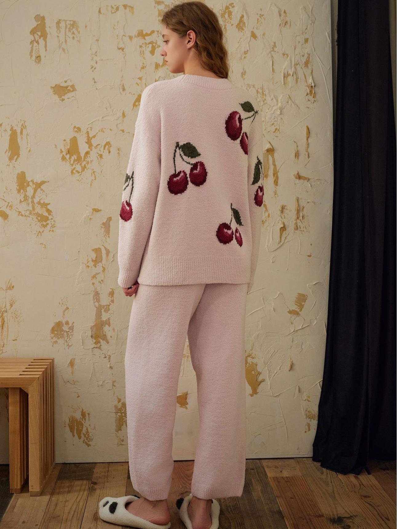 Fleece | Floral Cardigan and Pajamas