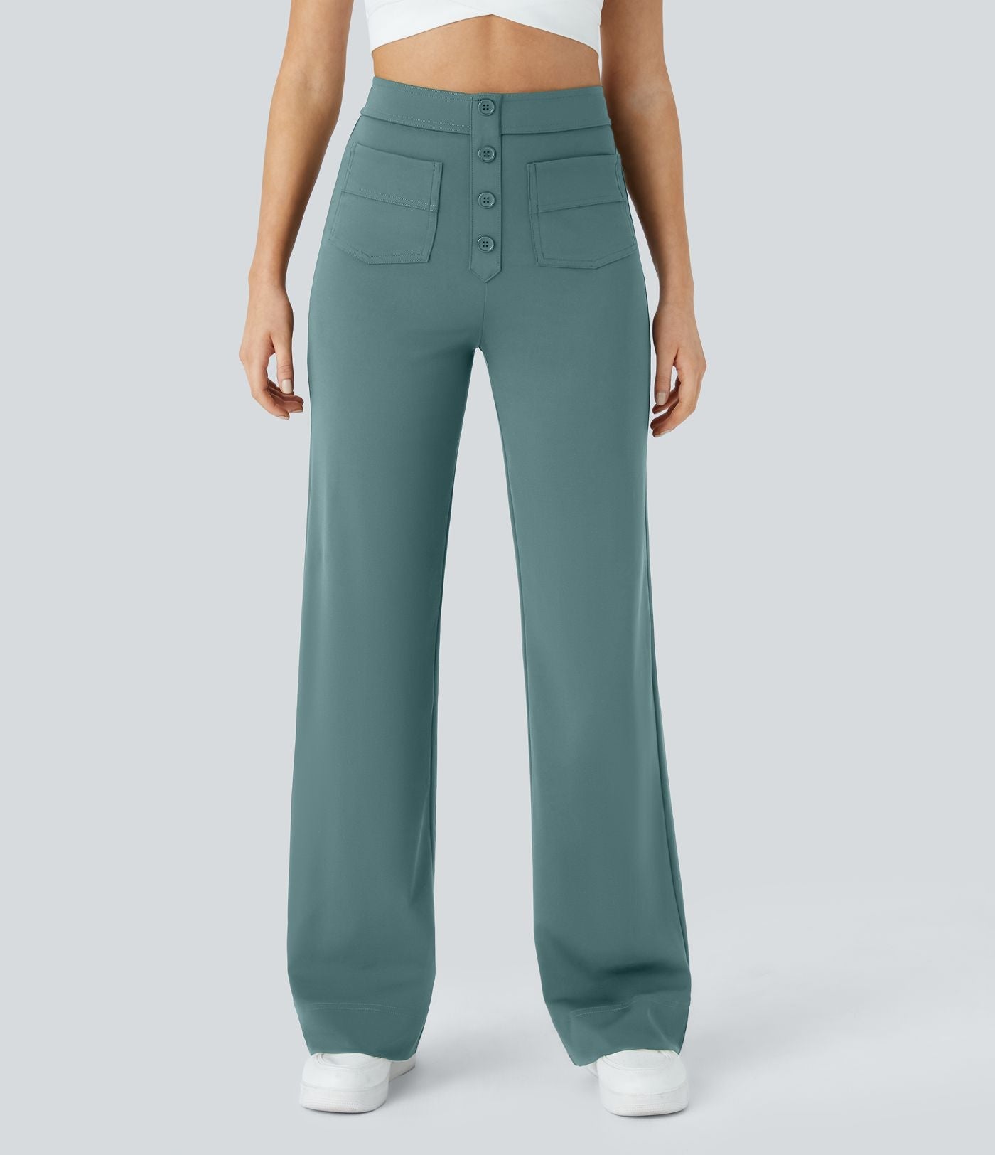 Jade | Flexible High-Waisted Pants