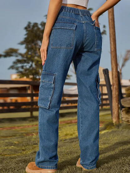 Utility | Denim Cargo Pants