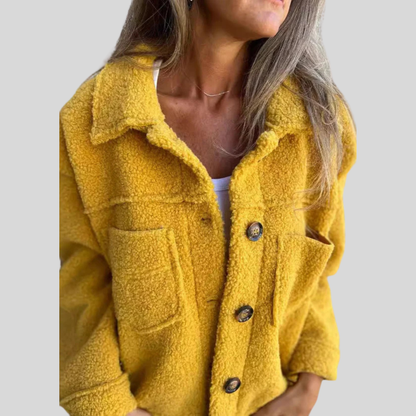 Katia | Soft Fleece Jacket with Buttons
