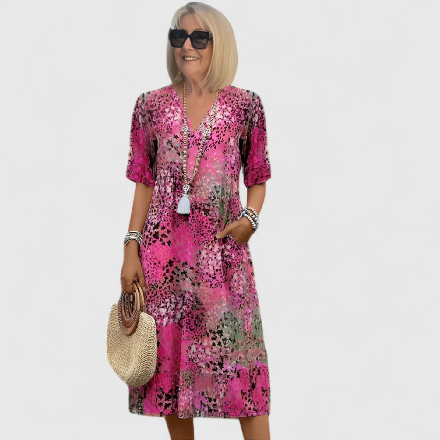 Isolda™ | Stylish Midi Dress