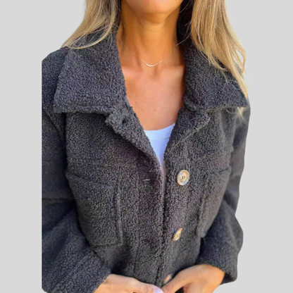 Katia | Soft Fleece Jacket with Buttons