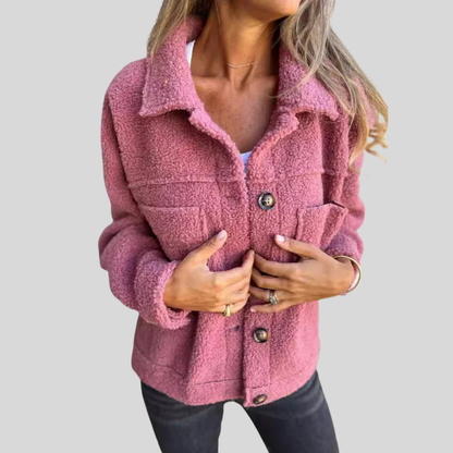 Katia | Soft Fleece Jacket with Buttons