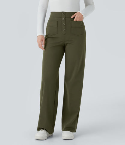 Jade | Flexible High-Waisted Pants