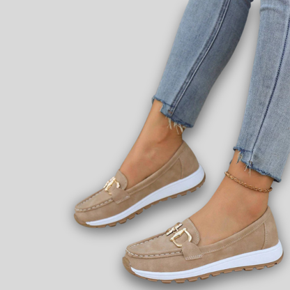 Ellie | Flat Buckle Loafers