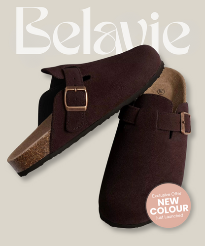 Genuine Suede Clogs by Belavie