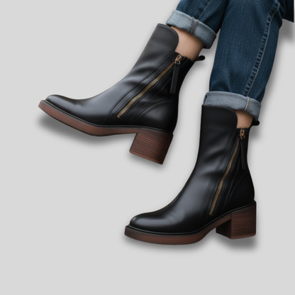 Valorine™ | Elegant Leather Boots