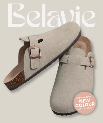 Genuine Suede Clogs by Belavie