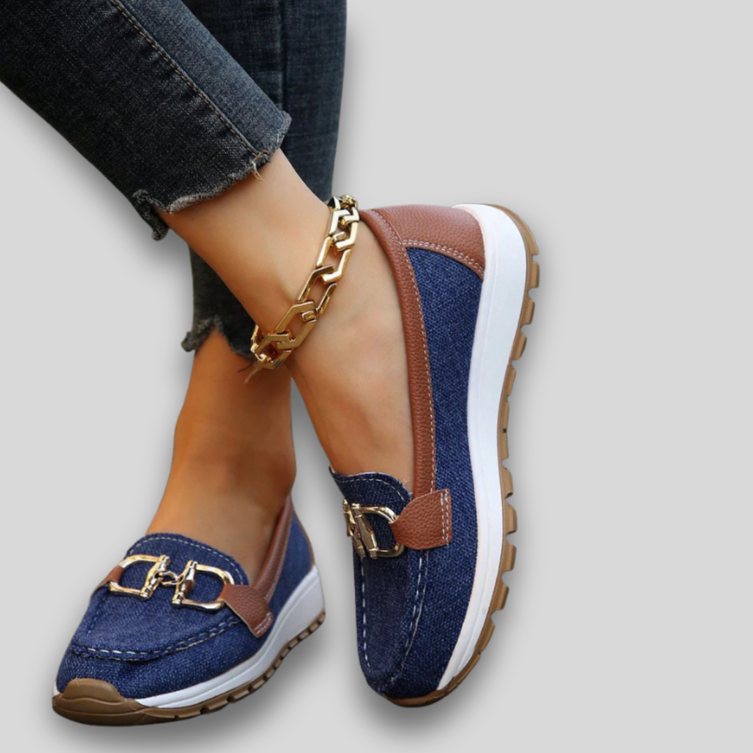 Ellie | Flat Buckle Loafers