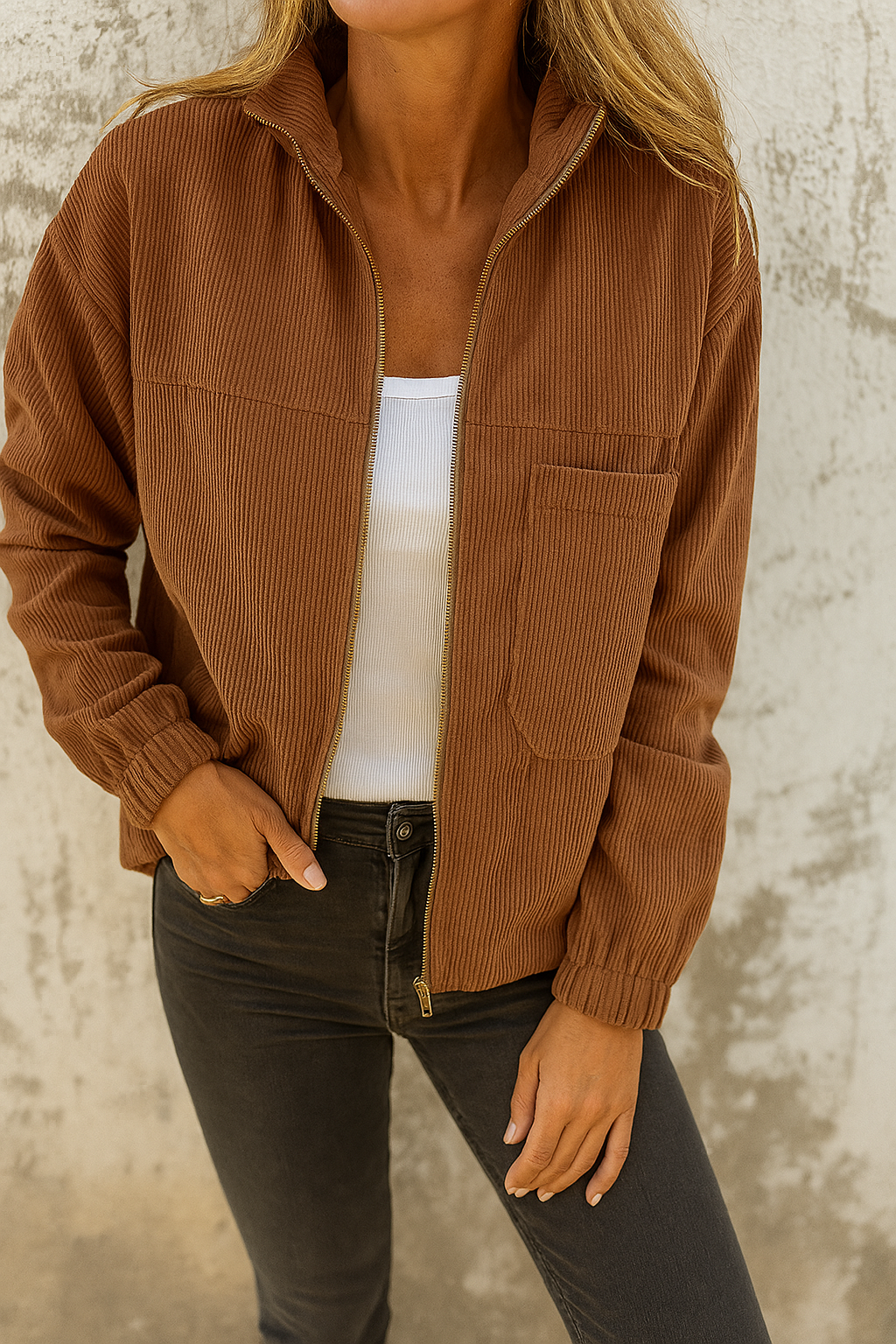 Blanka | Jacket with Zipper